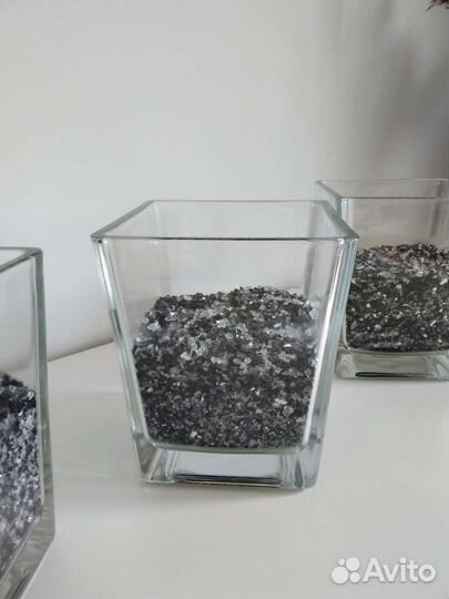 Ваза стеклянная 3 штуки