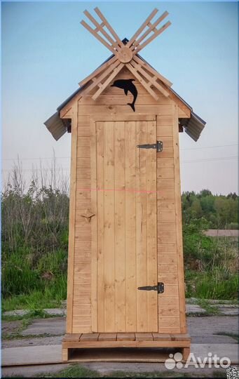 Дачный туалет деревянный JKT231