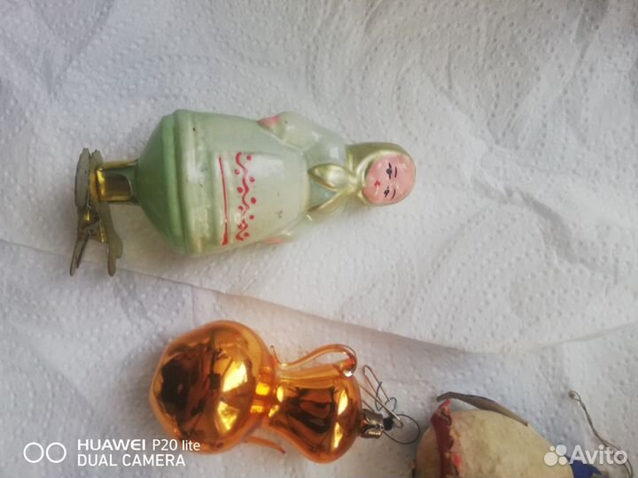 Елочные игрушки СССР на прищепке