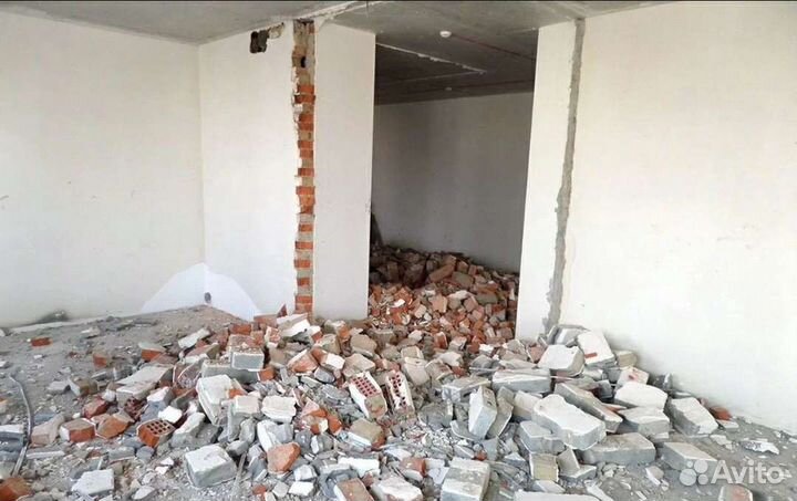 Демонтажные работы и вывоз мусора