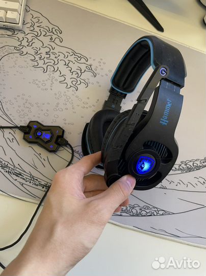 Игровые наушники sades hammer(микро н.р.)