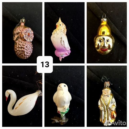 Елочные игрушки СССР