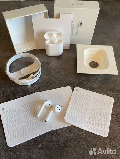 Беспроводные наушники apple airpods 2