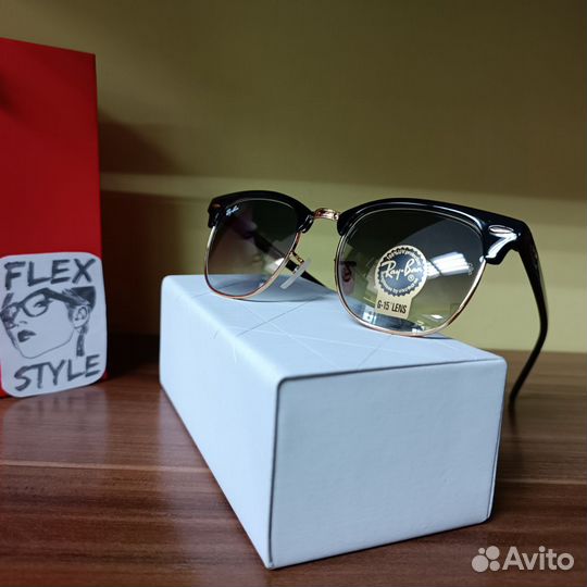 Солнцезащитные очки ray ban Clubmaster RB3016 W036