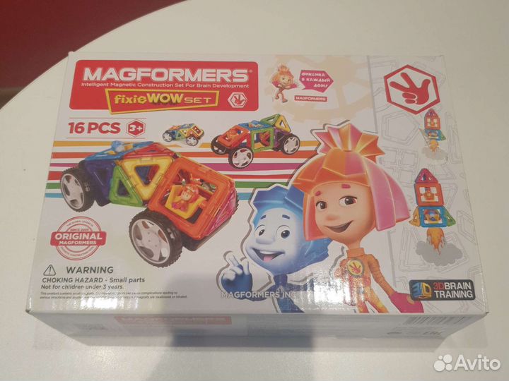 Конструктор магнитный Magformers Fixie Wow set бу