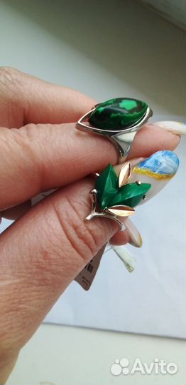 Кольца серебро