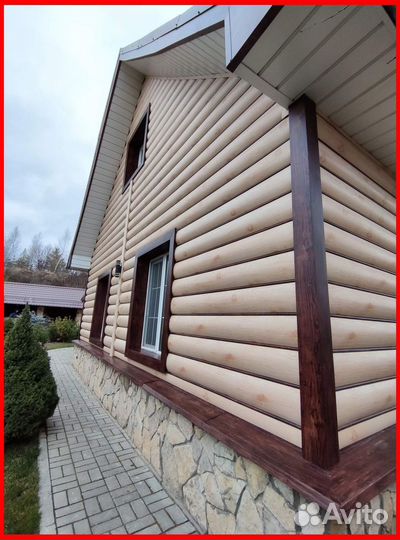 Фасад дома из сайдинга