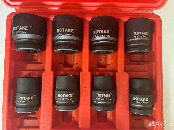 Набор ударных головок 3/4