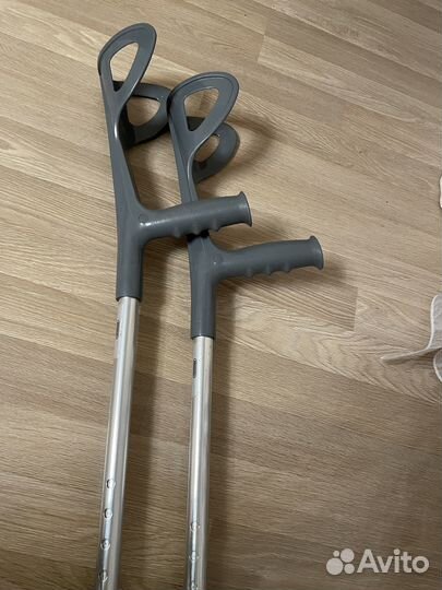 Костыли с опорой под локоть (канадка) 2 шт