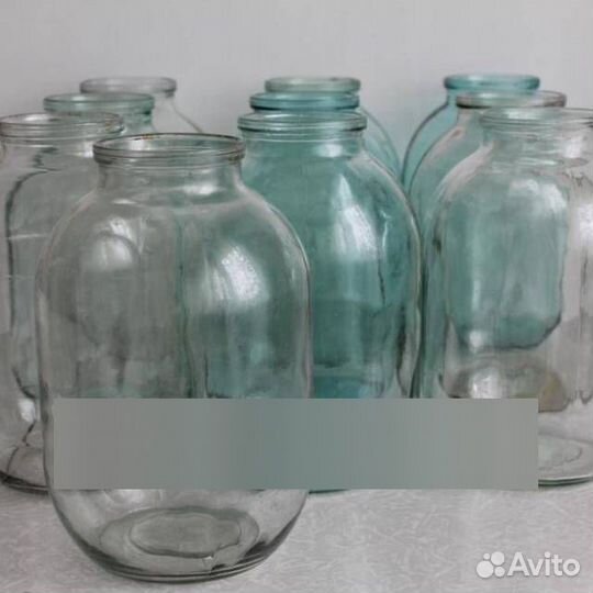 Банки стеклянные 1литр. 2 литра. 3 литра