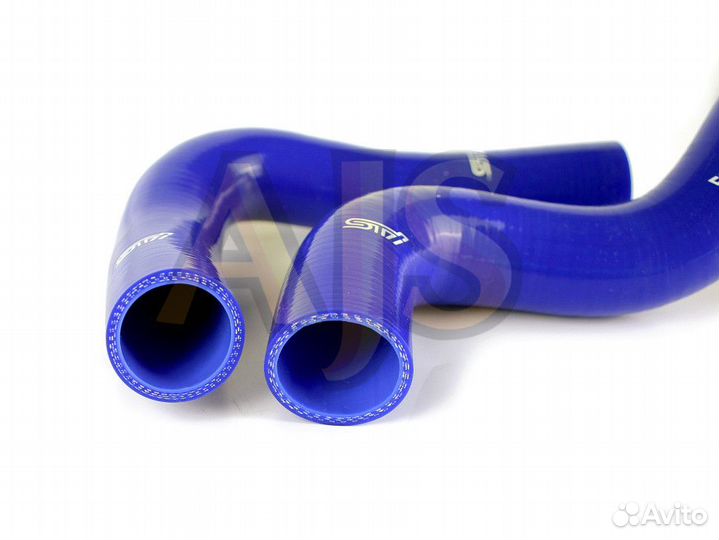 Патрубки радиатора Subaru Forester SG5\SG9 турбо синий