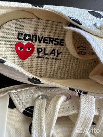 Converse play comme des garcons кеды женские