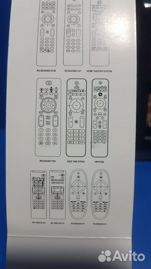 Пульт для тв универсальный Philips RM-691C (#1690)