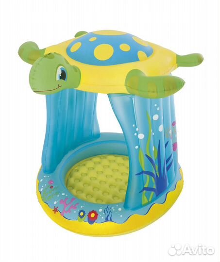 Детский надувной бассейн с крышей