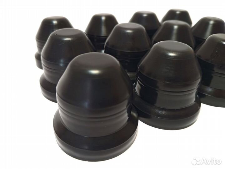 Колпачки на гайки газель 27мм белый, серый, черный