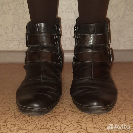 Сапоги женские, натуральная кожа р.39