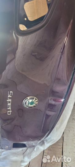 Крышка багажника skoda superB