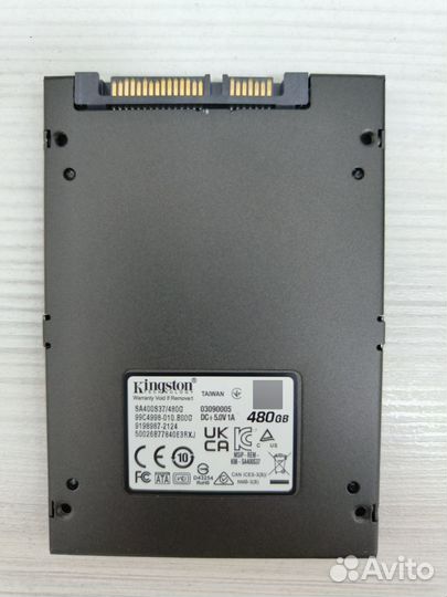 SSD Kingston sa400S37 480gb