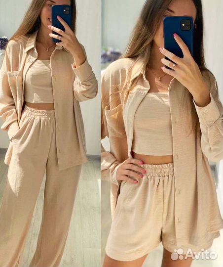 Костюм брючный женский новый