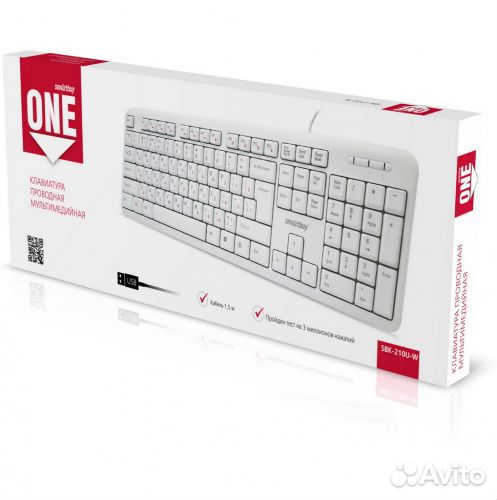 Клавиатура SmartBuy SBK-210U-W