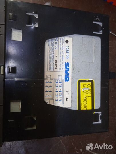 Штатная магнитола c AUX saab 9-5