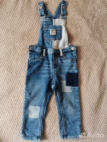 Джинсовый костюм для девочки 86