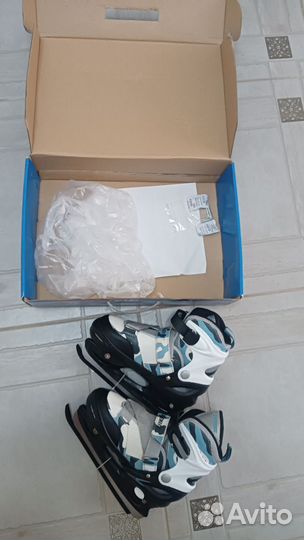 Коньки детские раздвижные 35-38