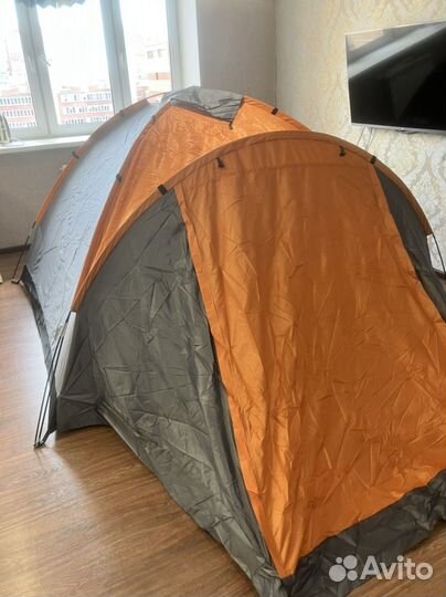 Палатка туристическая 4 местная с тамбуром