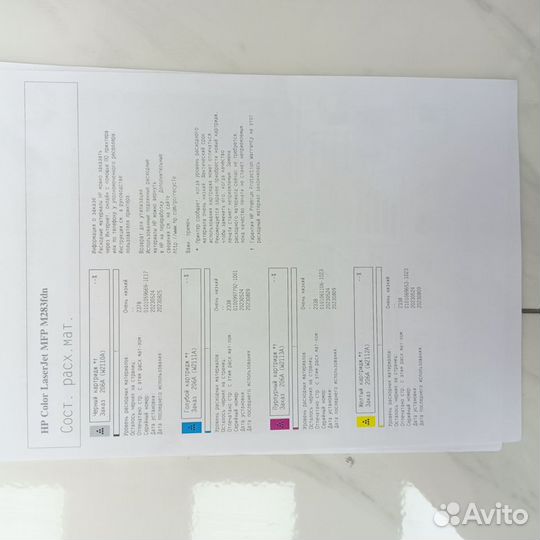 Мфу HP Color LaserJet Pro MFP M283fdn