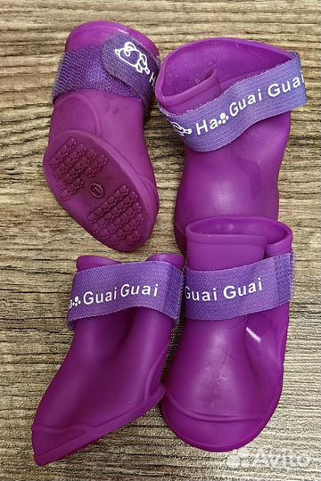Силиконовые ботинки для собак