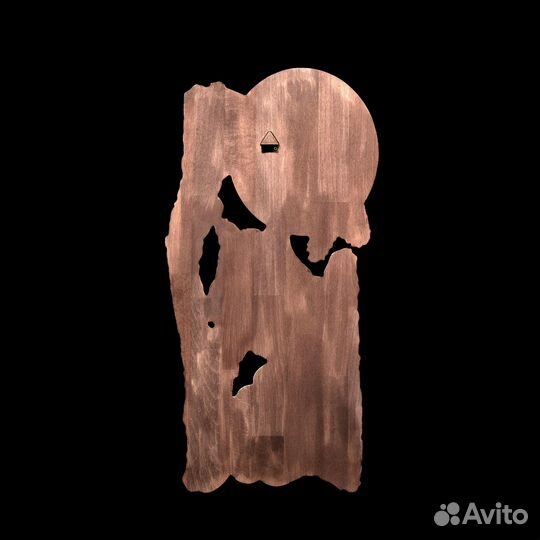 Панно Рысь и луна (резное)