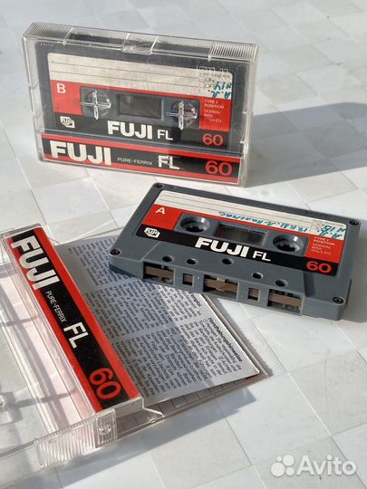 Аудиокассета Fuji fl c 60, japan, 1980 г