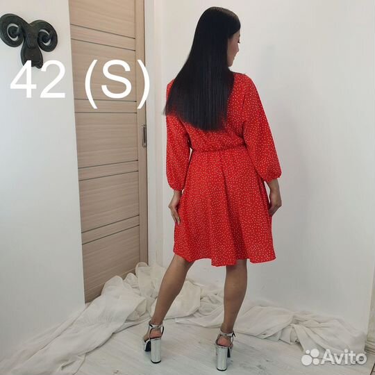 Платье в мелкий горошек Shein 42 (S)
