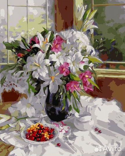 Картины по номерам.Наборы для рисования на холсте