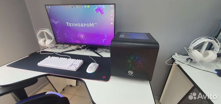 Современный компьютер i3-10100F/M2 Nvme/16Гб/8Гб