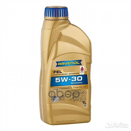 Масло моторное FEL 5W-30 1л (синтетика) Ravenol