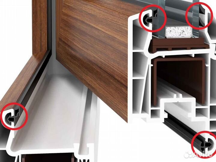 Уплотнитель с заменой дверной RAL9542