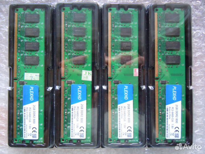 DDR2 800 мгц по 2 Гб для настольного комп