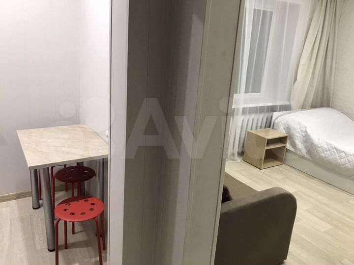 1-к. квартира, 19 м², 2 кровати