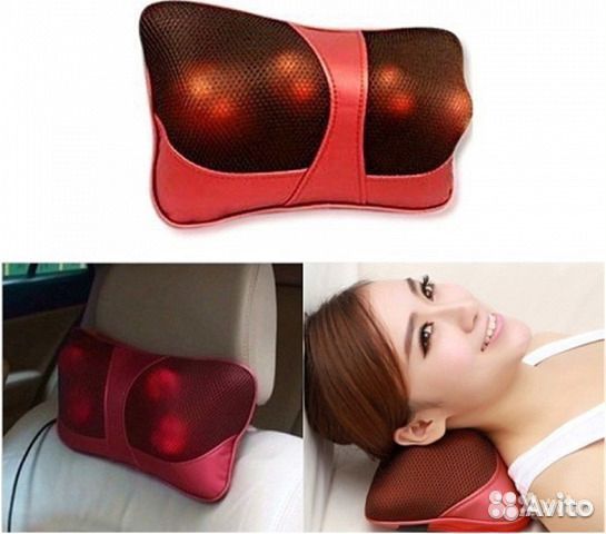 Массажная подушка для шеи