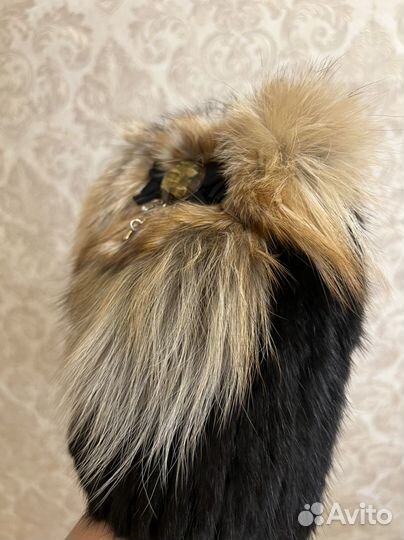 Шапка норковая женская