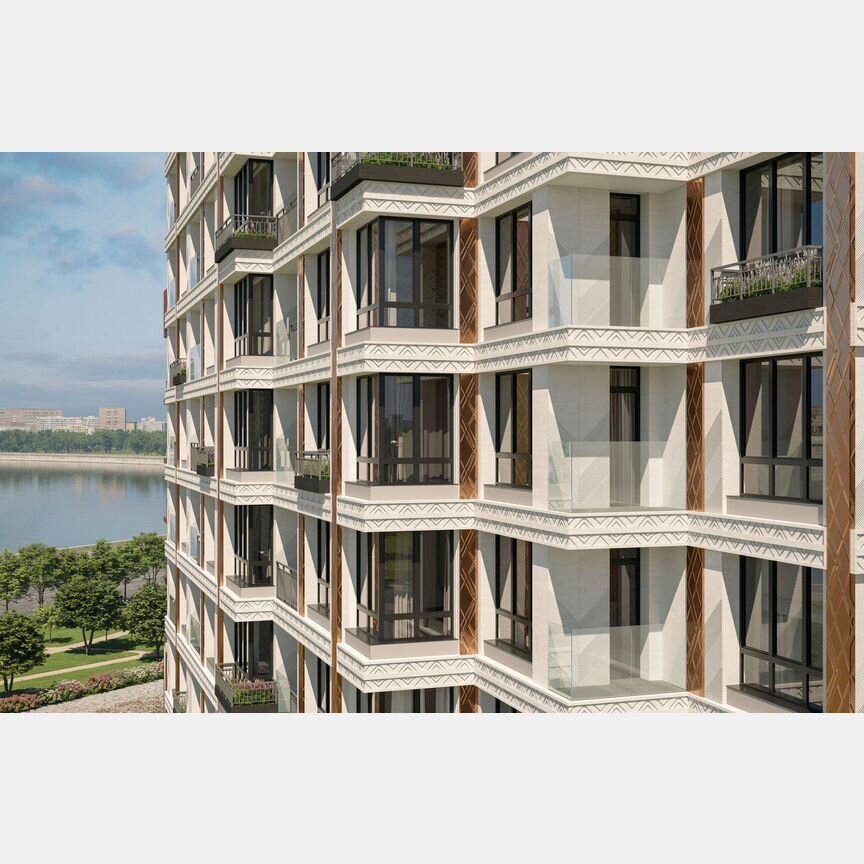 1-к. квартира, 53,6 м², 25/29 эт.