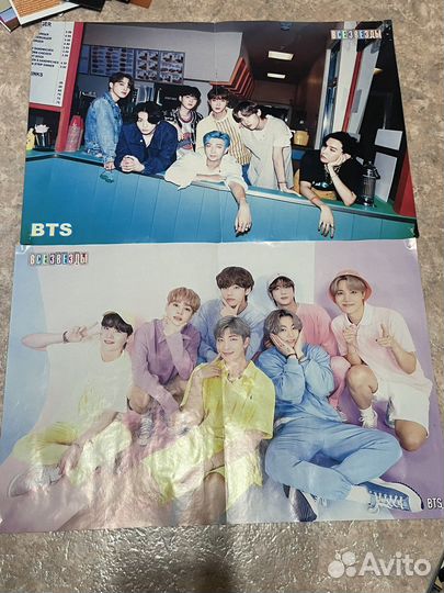 Плакаты из журналов все звезды BTS