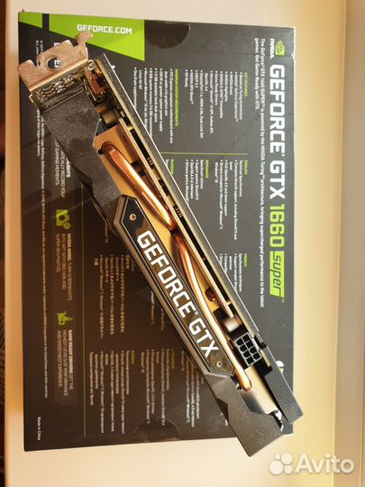Видеокарта Palit GeForce GTX 1660 super Gaming Pro