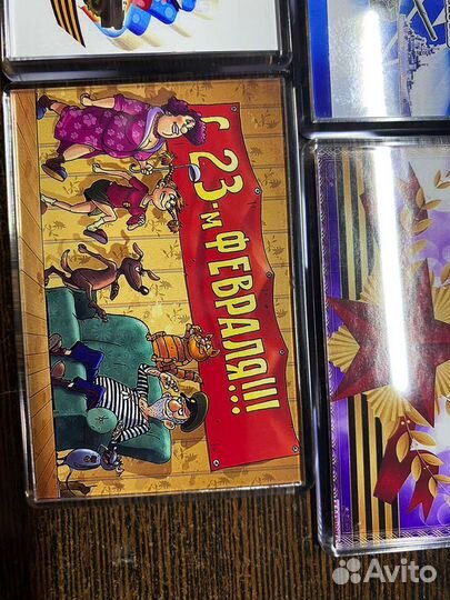 Магнитик на холодильник 23 февраля