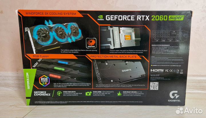 Видеокарта Gigabyte Geforce RTX 2060 Super