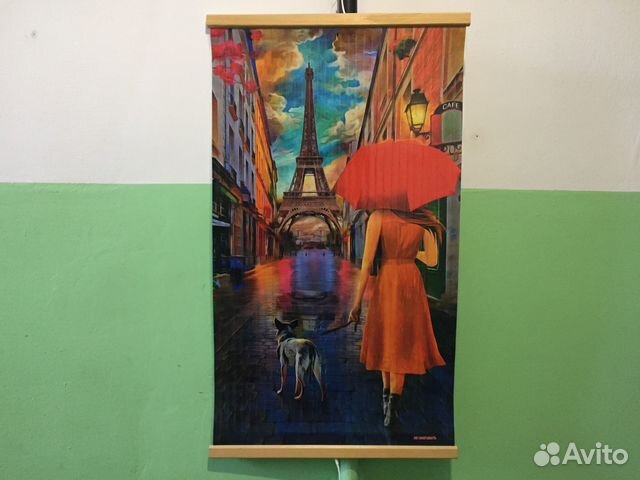 Электрообогреватель настенный в картине 400 Вт