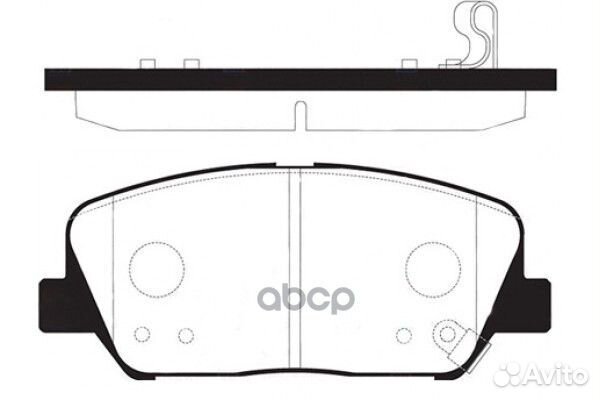 SP1403SNS колодки дисковые передние Kia Optima