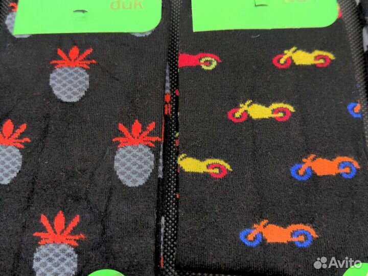 Классные офигительные Носки цветные с принтом