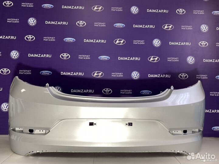 Бампер задний Hyundai solaris (2015-2017) х/б